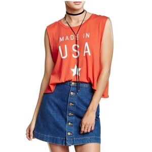 Wildfox Made in USA Muscle Tank XS